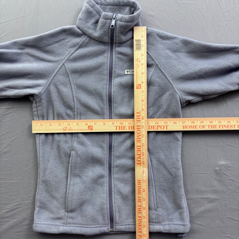 Columbia Womens Benton Springs Full Zip Fleece Jacket Lavender Purple XS Outdoor - Picture 6 of 7